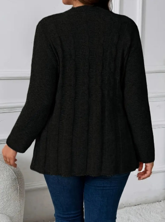 Women's Solid Color Simple Casual Long Sleeve Cardigan