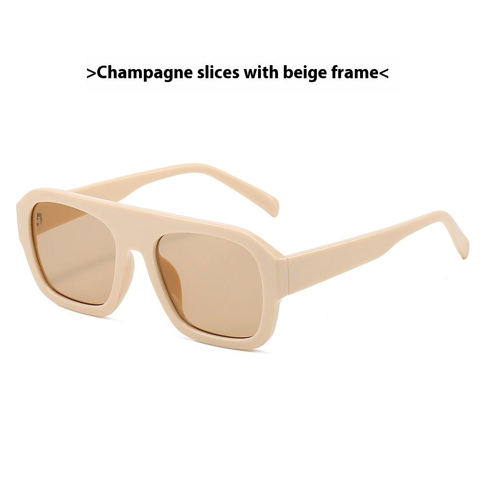 European And American Personalized Sunglasses Female Sun-shade All-match