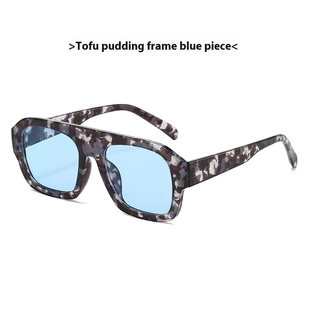 European And American Personalized Sunglasses Female Sun-shade All-match