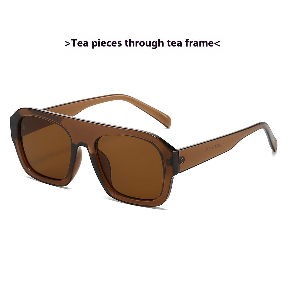 European And American Personalized Sunglasses Female Sun-shade All-match