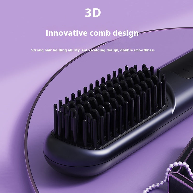 Household Portable Charging Negative Ion Straight Hair Comb