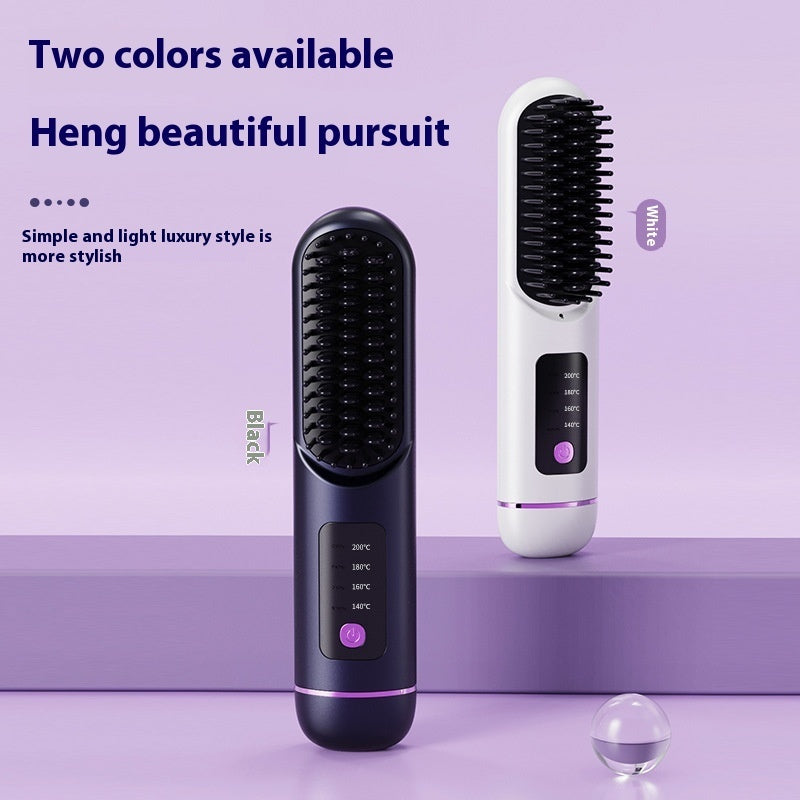 Household Portable Charging Negative Ion Straight Hair Comb
