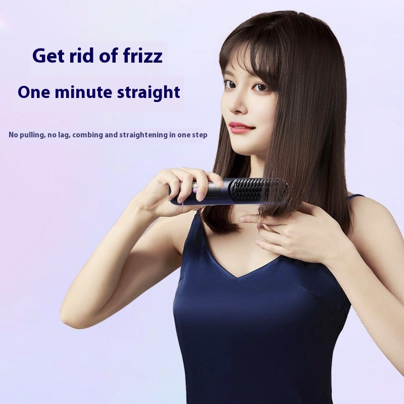 Household Portable Charging Negative Ion Straight Hair Comb