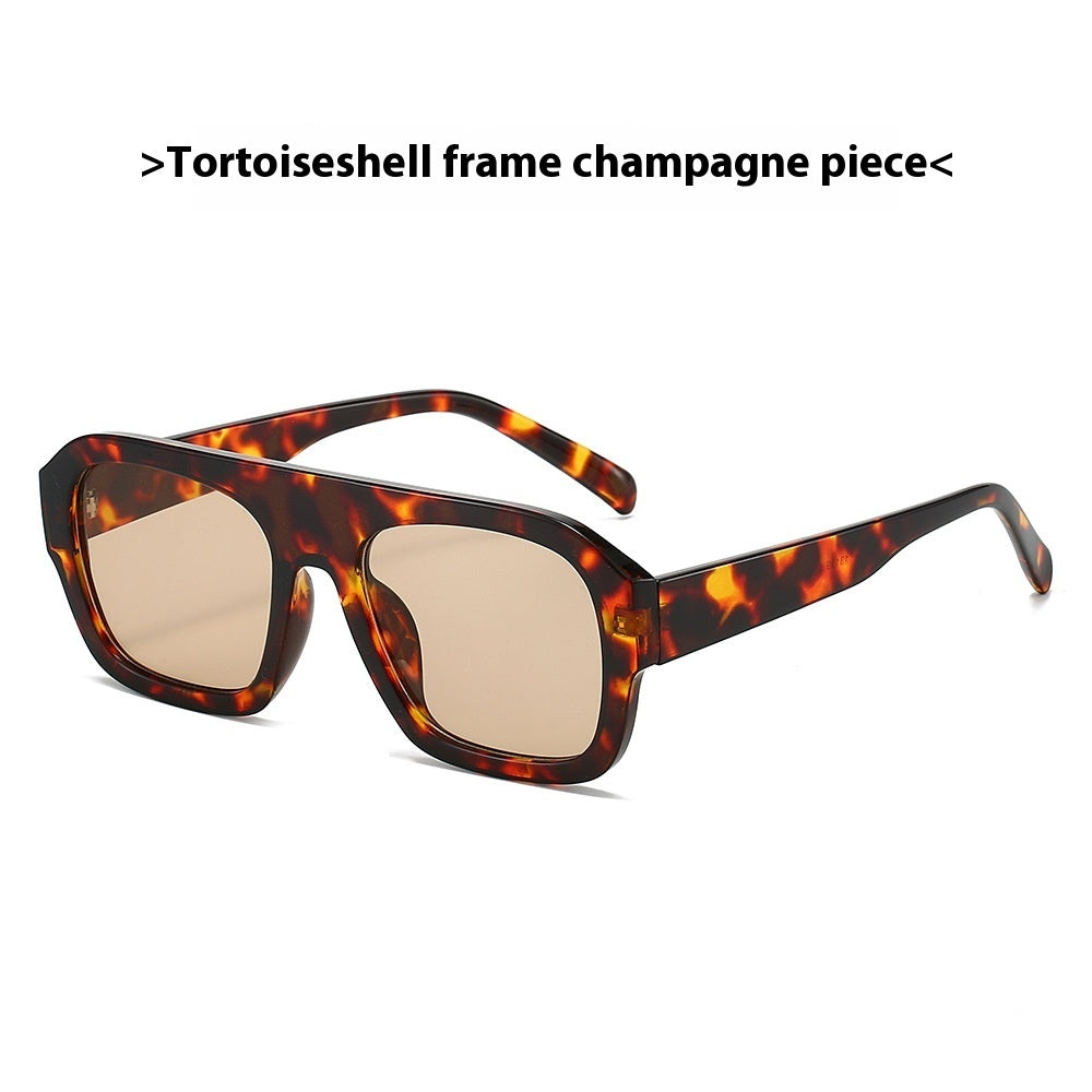 European And American Personalized Sunglasses Female Sun-shade All-match