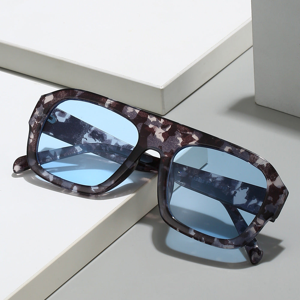 European And American Personalized Sunglasses Female Sun-shade All-match