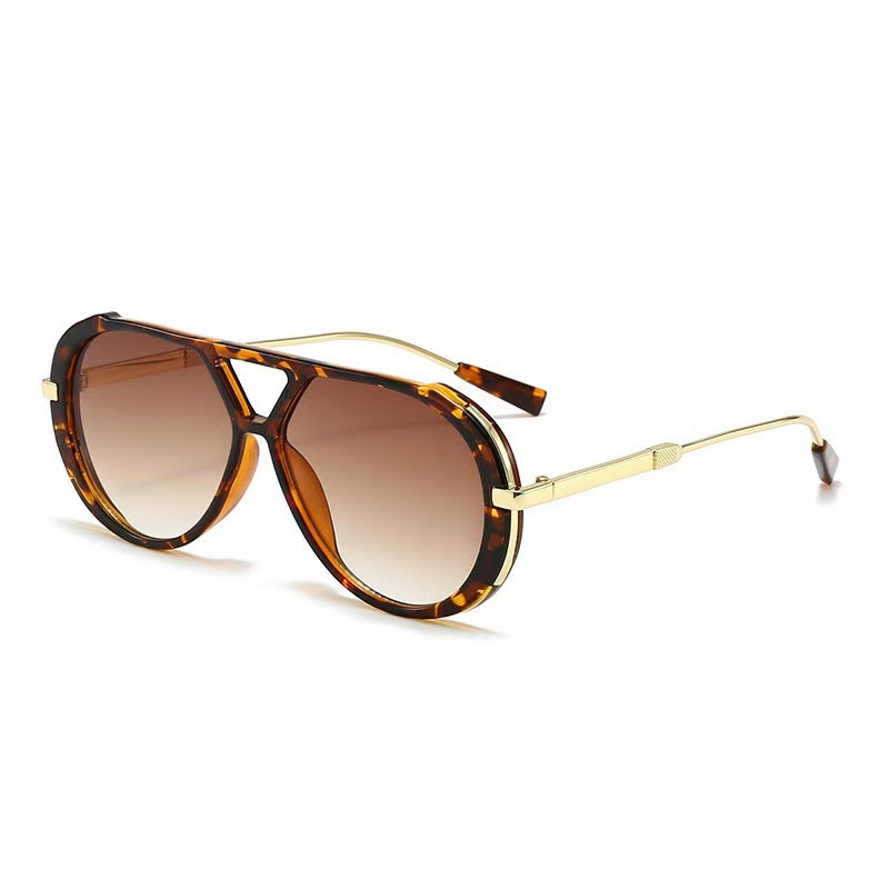 Female Personality All-matching Large Rim Sunglasses