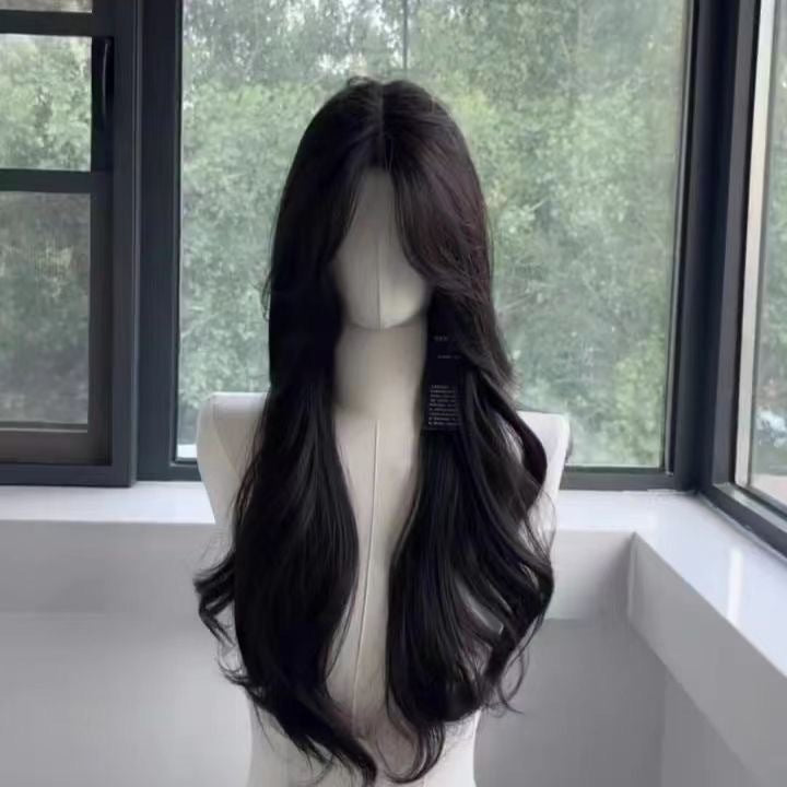 Fashionable All-match Bangs Lazy Curly Wig