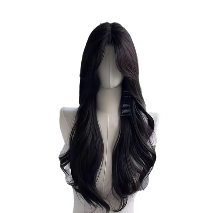 Fashionable All-match Bangs Lazy Curly Wig