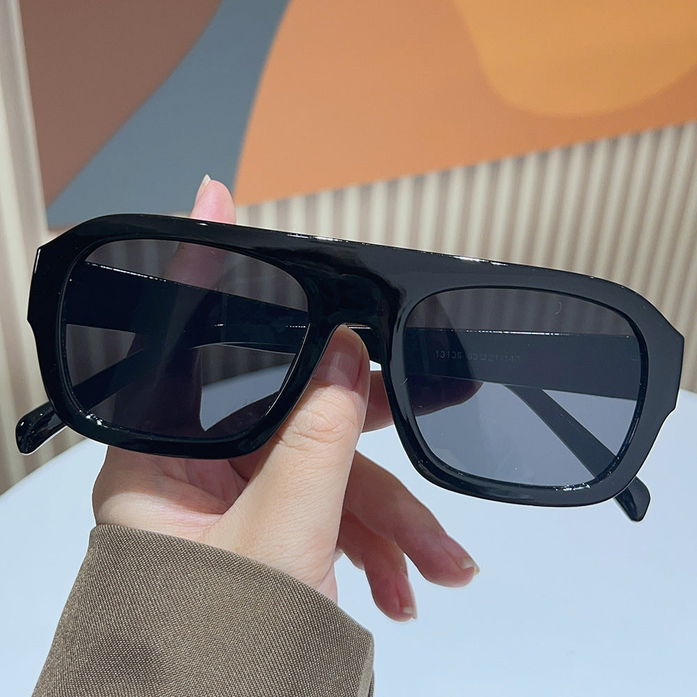 European And American Personalized Sunglasses Female Sun-shade All-match