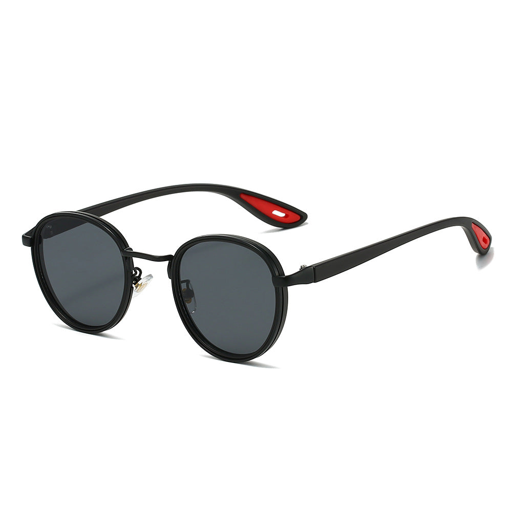 Men's Fashion Metal Sunglasses Round Frame