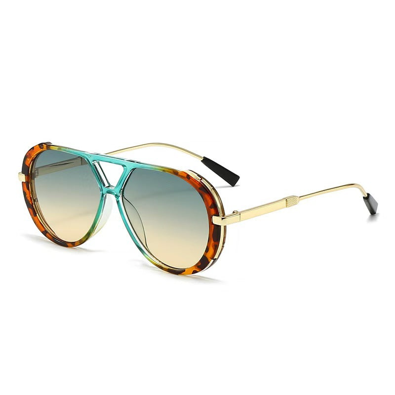 Female Personality All-matching Large Rim Sunglasses