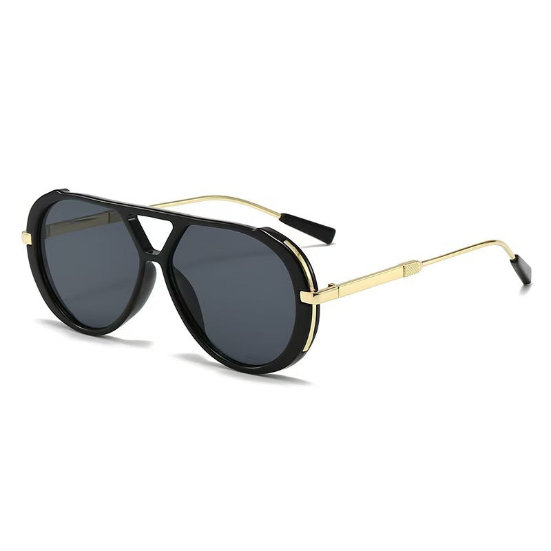Female Personality All-matching Large Rim Sunglasses