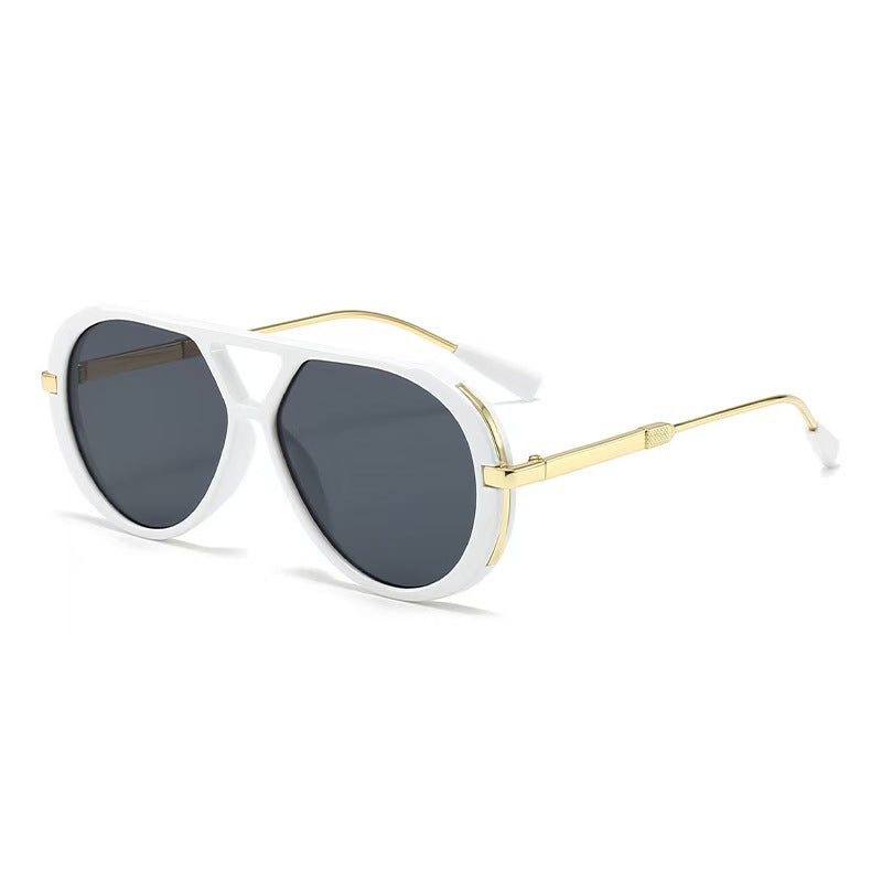 Female Personality All-matching Large Rim Sunglasses