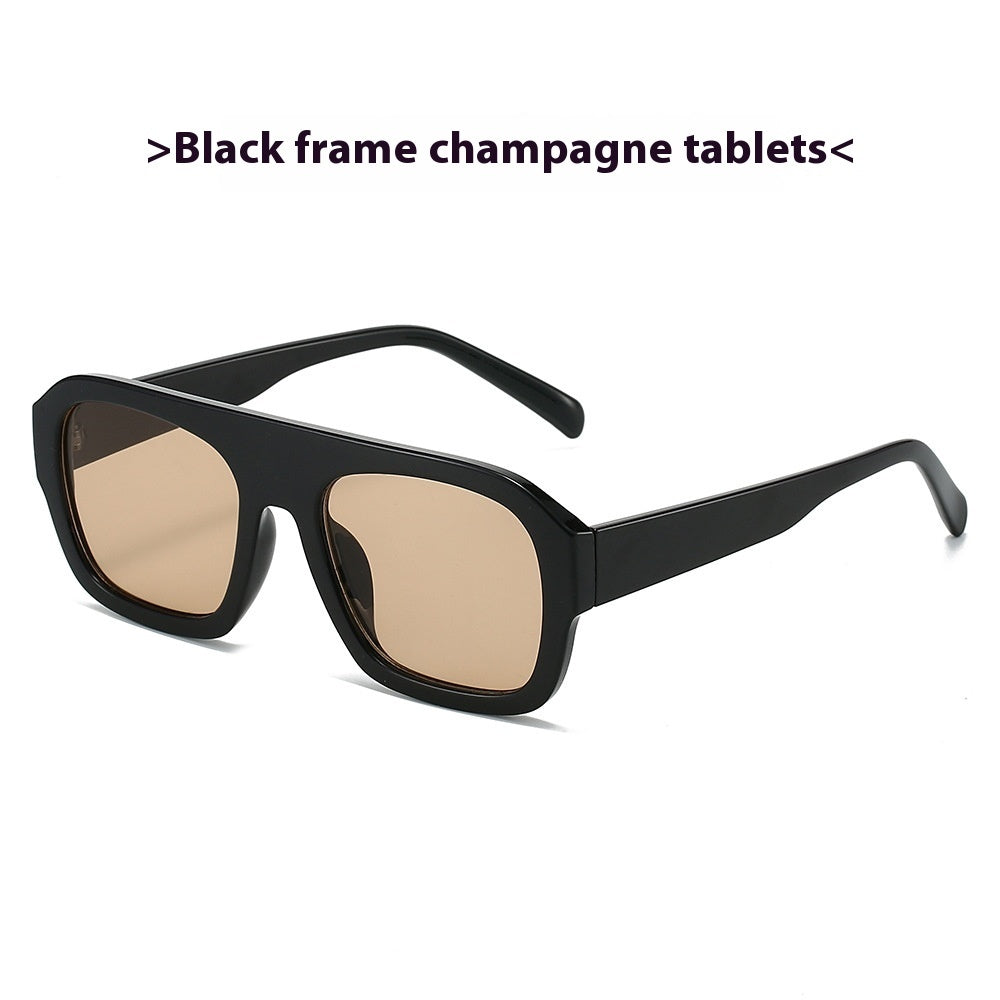 European And American Personalized Sunglasses Female Sun-shade All-match