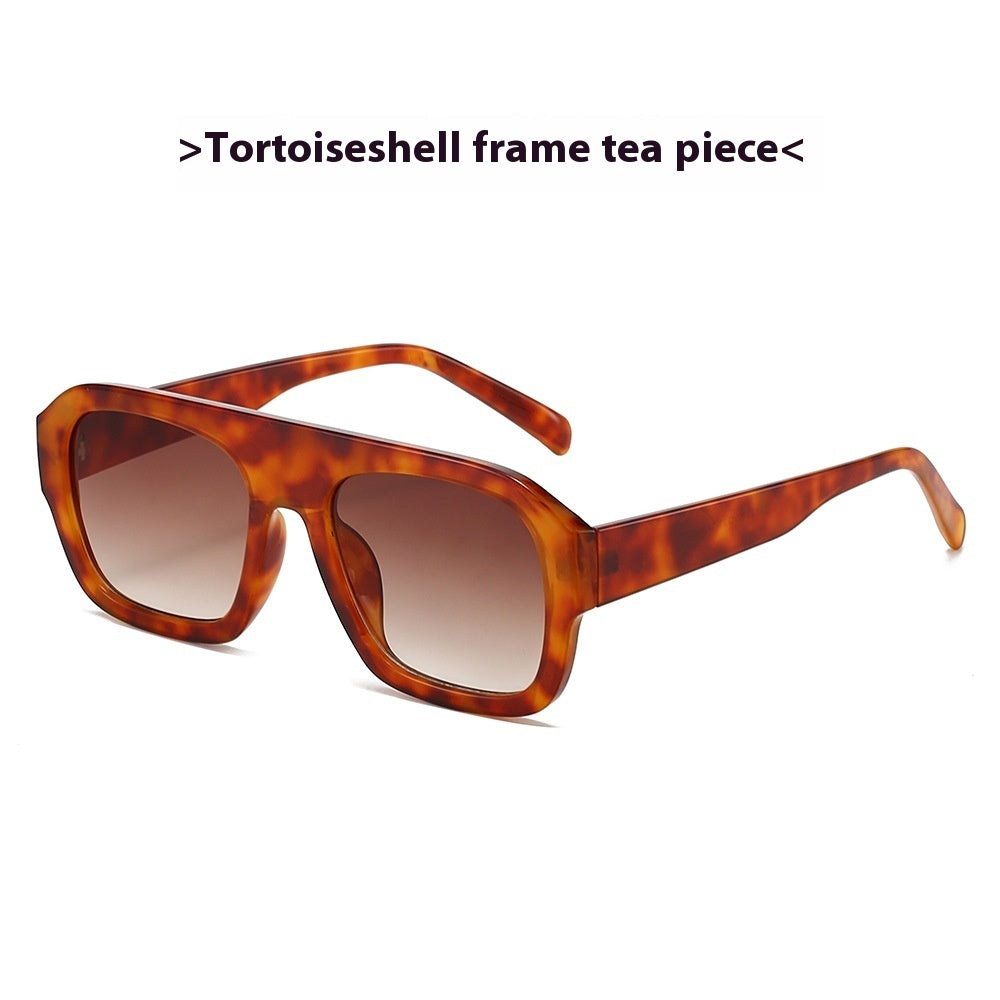 European And American Personalized Sunglasses Female Sun-shade All-match