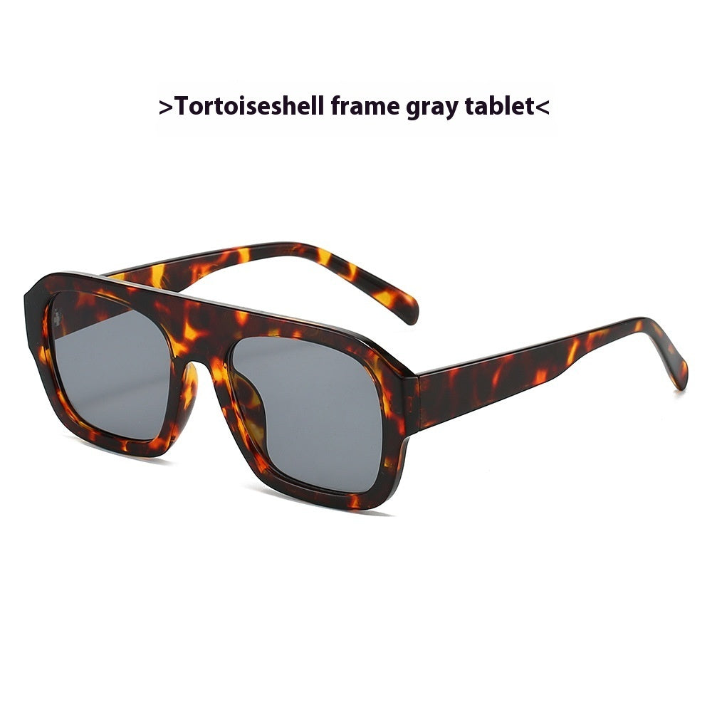 European And American Personalized Sunglasses Female Sun-shade All-match