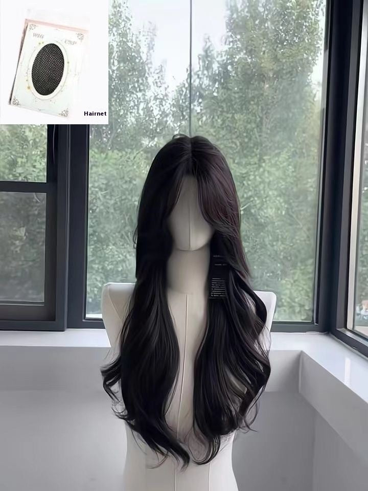 Fashionable All-match Bangs Lazy Curly Wig