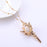 Ins Style Women's Beach Shell Gold-plated Edge Pendant Conch Necklace