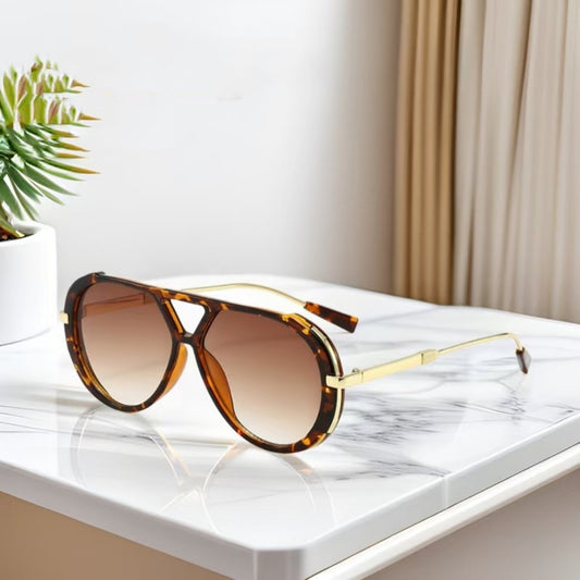 Female Personality All-matching Large Rim Sunglasses
