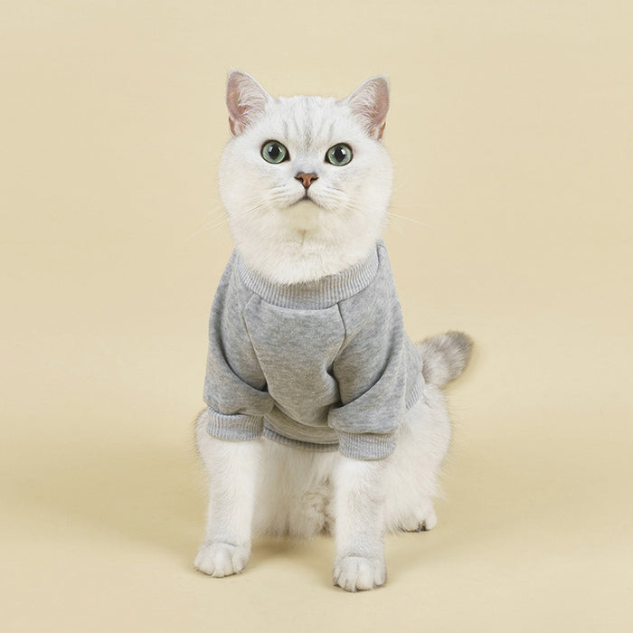 Pet Sweater Breathable Warm With Velvet Dog Clothes