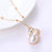 Ins Style Women's Beach Shell Gold-plated Edge Pendant Conch Necklace