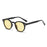 New Beige Nail Round Frame Sunglasses Retro Personality Trendy Sunglasses For Women