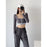 High Waist Bare Midriff Slim Fit Inner Sports Top