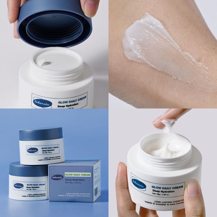 Glossy Daily Cream Face Dry Peeling Moisturizing