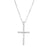 Diamond Cross Necklace Female Cross Pendant Clavicle Chain