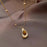 Amber Stone Necklace Retro Irregular Clavicle Chain Sweater Chain Women Fashion Jewelry