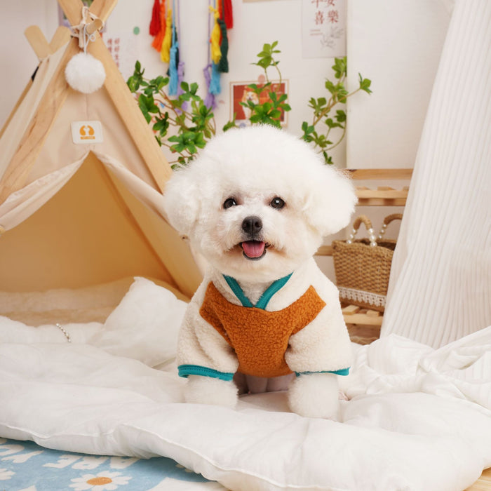 Pet Autumn Winter Berber Fleece Thickened Sweatshirt Clothes