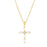 Diamond Cross Necklace Female Cross Pendant Clavicle Chain