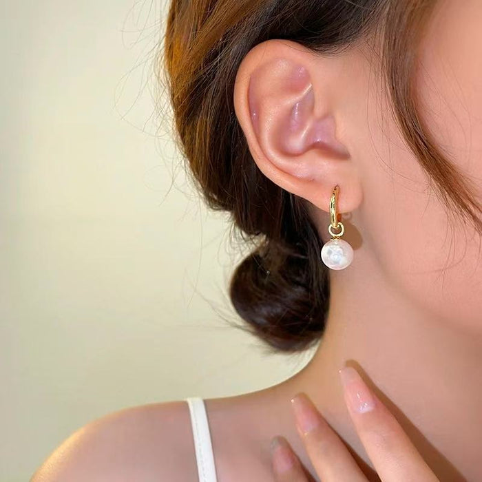 Zircon Pearl All-match Stud Earrings