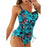 Plus Size Hot Spring Printed Split Two-piece Suit Bikini