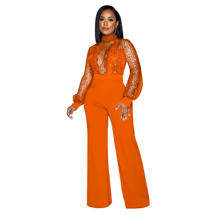 Fashion Special Women's Clothing Hollow-out Jumpsuit