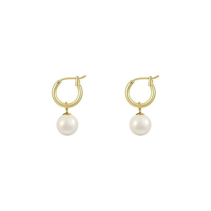 Zircon Pearl All-match Stud Earrings