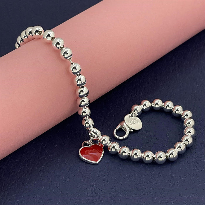 Women's Fashion Personalized Red Heart Bracelet