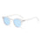 New Beige Nail Round Frame Sunglasses Retro Personality Trendy Sunglasses For Women