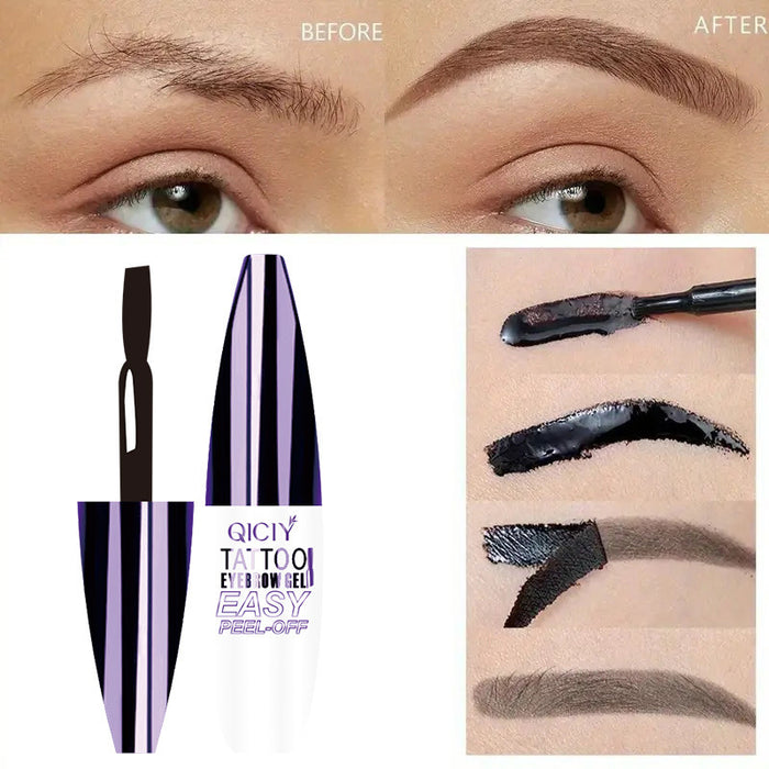 Easy To Lose Makeup Anti-smudge Long-lasting Tear And Pull Brow Cream