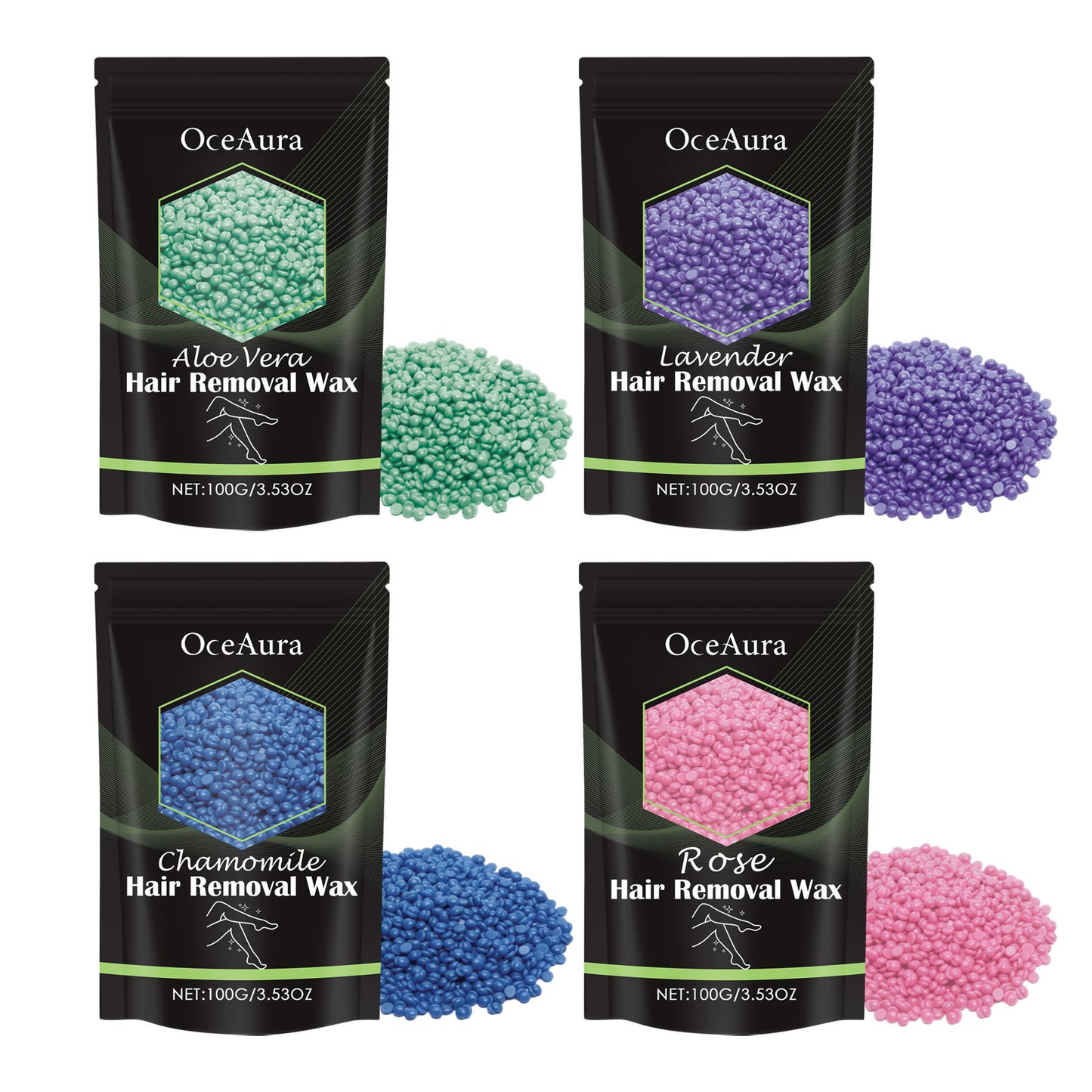 Hair Removal Wax Mild And Non-irritating Skin Dry And Smooth