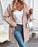 Loose Knitted Long Sleeves Hooded Cardigan Pocket Coat