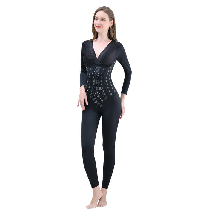 Women's Caffeine One-piece Corset Belly Contracting Hip Raise Slim Fit