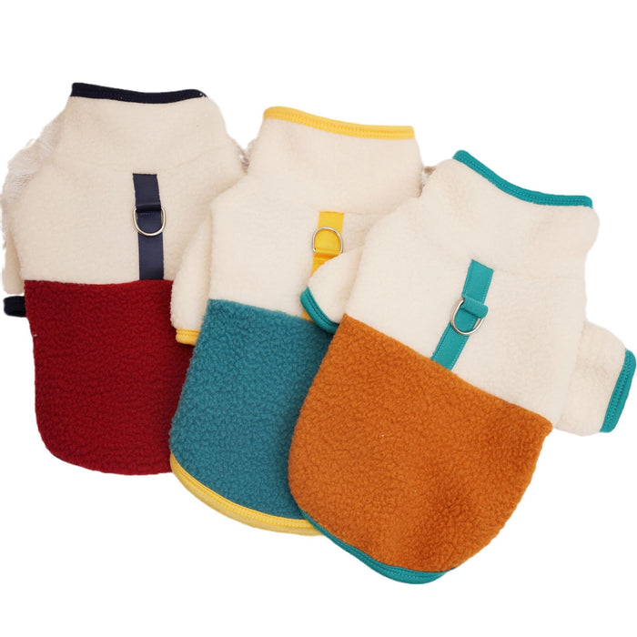 Pet Autumn Winter Berber Fleece Thickened Sweatshirt Clothes