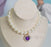 Pearl Necklace Love Gem Cat Collar