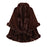 Autumn And Winter Rabbit Fur Collar Double Layer Artificial Cashmere Cape And Shawl