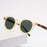 New Beige Nail Round Frame Sunglasses Retro Personality Trendy Sunglasses For Women