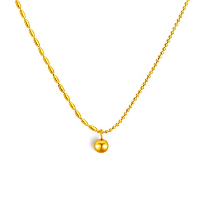 Women's Fashion Small Diamond Ball Clavicle Chain