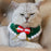 Christmas Scarf Knitted Pet Scarf Clothes