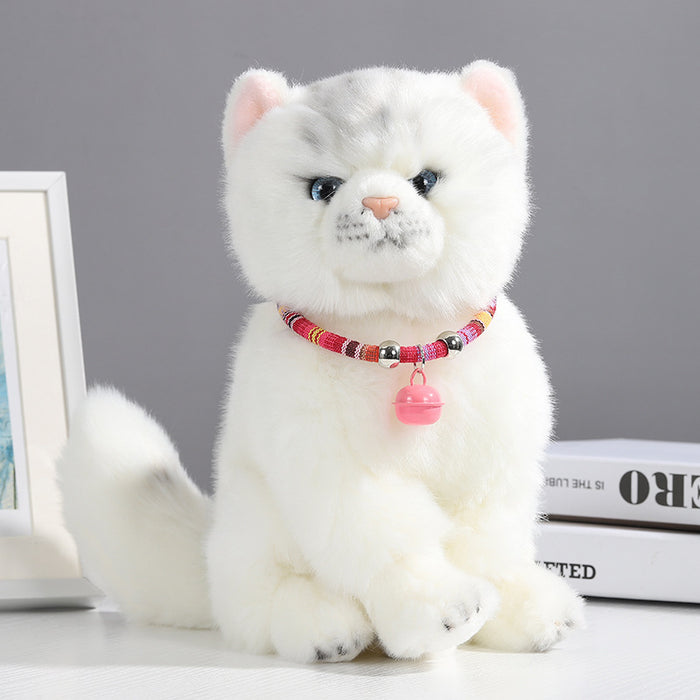 Pet Collar Colored Ethnic Style Collar Cat Puppy Bell Necklace Adjustable Dog Collar