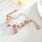 Fashion Love Geometric Rose Gold Bracelet Women's Jewelry